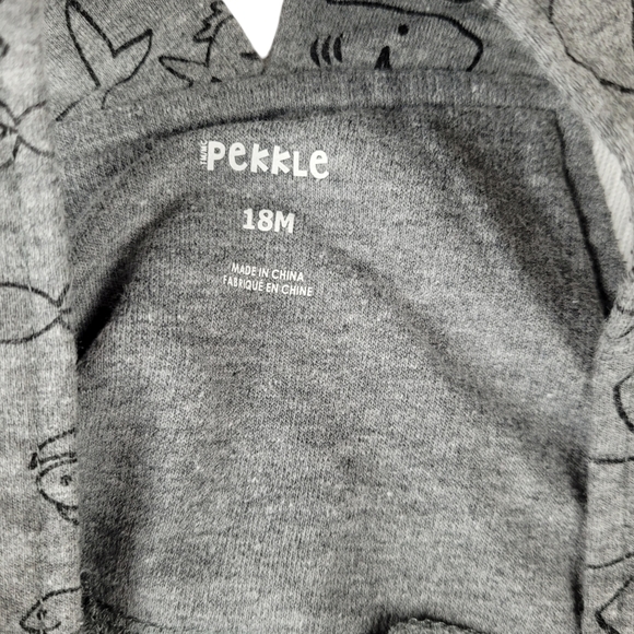 PEKKLE Overall Shorts Shark Size 18 M - Picture 7 of 8